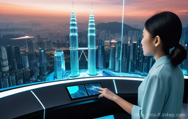 하이퍼 퍼스널라이제이션을 위한 데이터 시각화 - **Prompt 2: "My Perfect Recommendation"**
    A young Malaysian woman, comfortably seated on a styli...