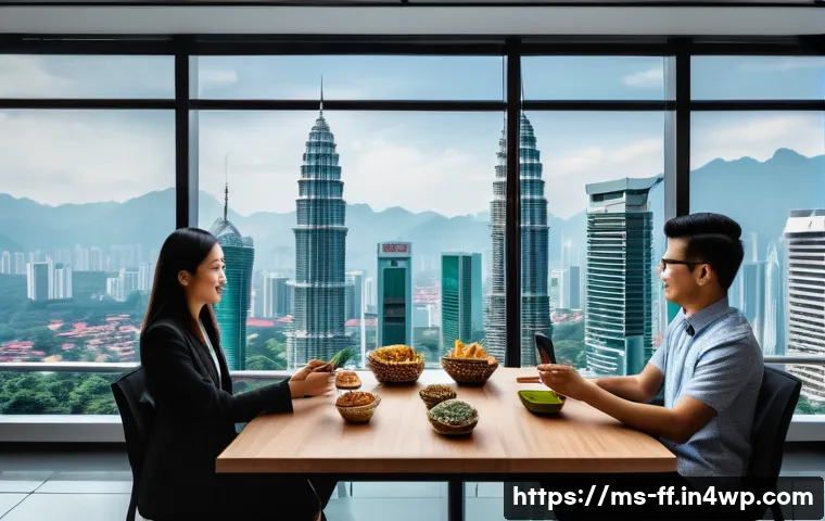 하이퍼 퍼스널라이제이션의 성과 측정 방법 - A modern digital marketing office scene in Kuala Lumpur, Malaysia, showing a diverse team of young p...